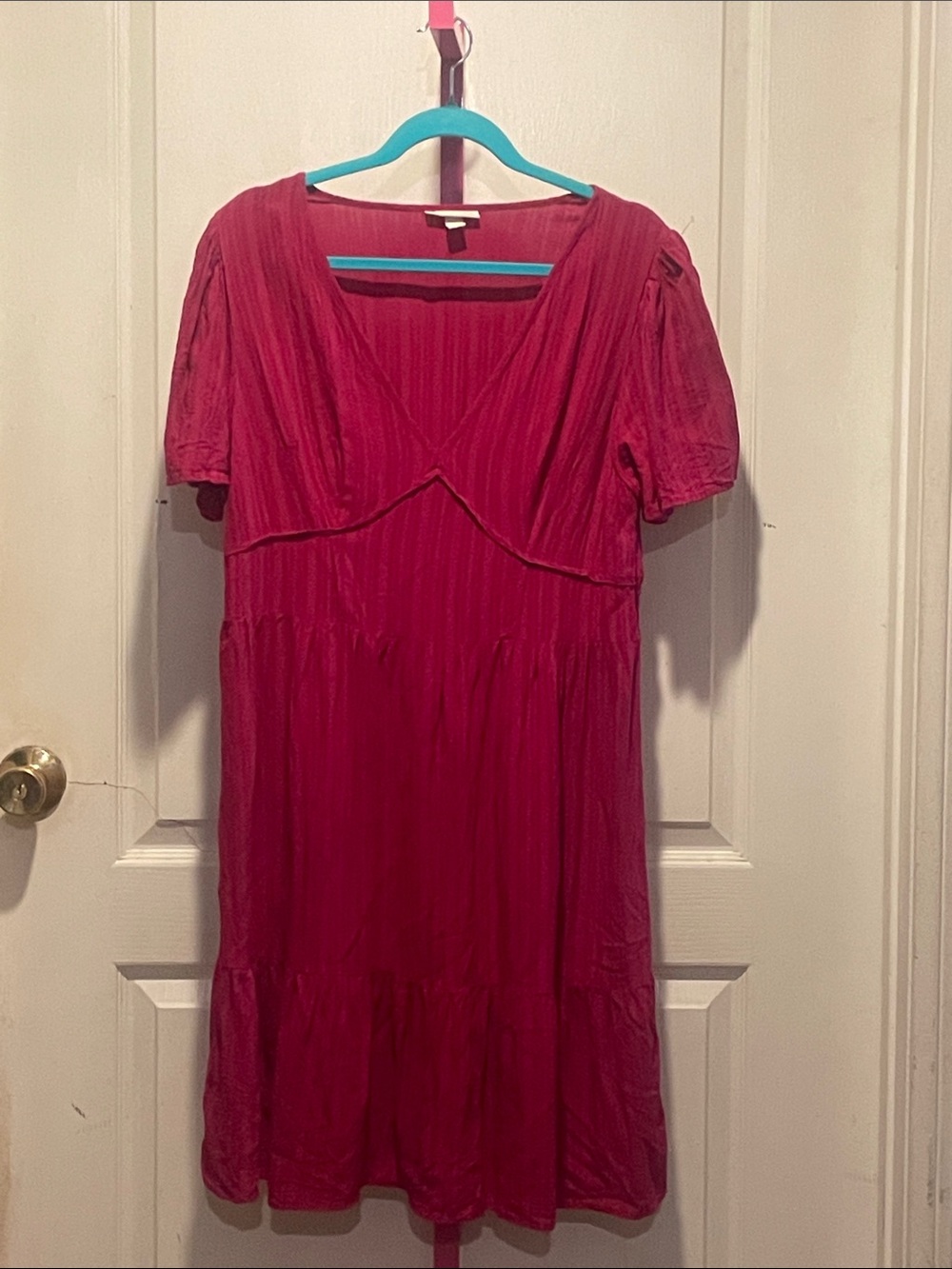 Knox Rose Fuchsia Short-Sleeve Midi Dress